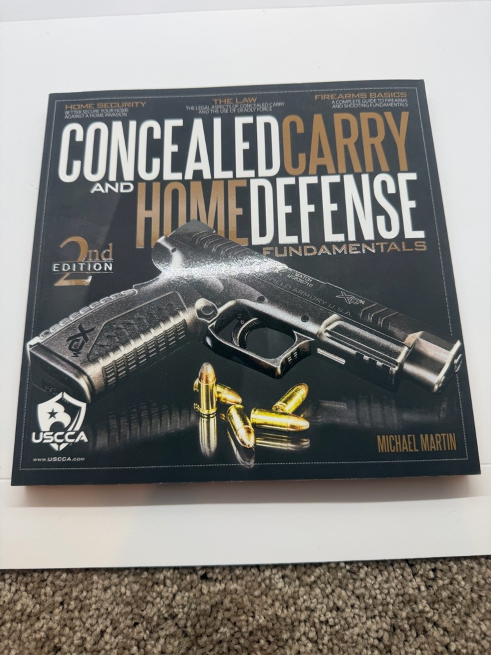 Concealed Carry and Home Defense Fundamentals Book - Black & Gold